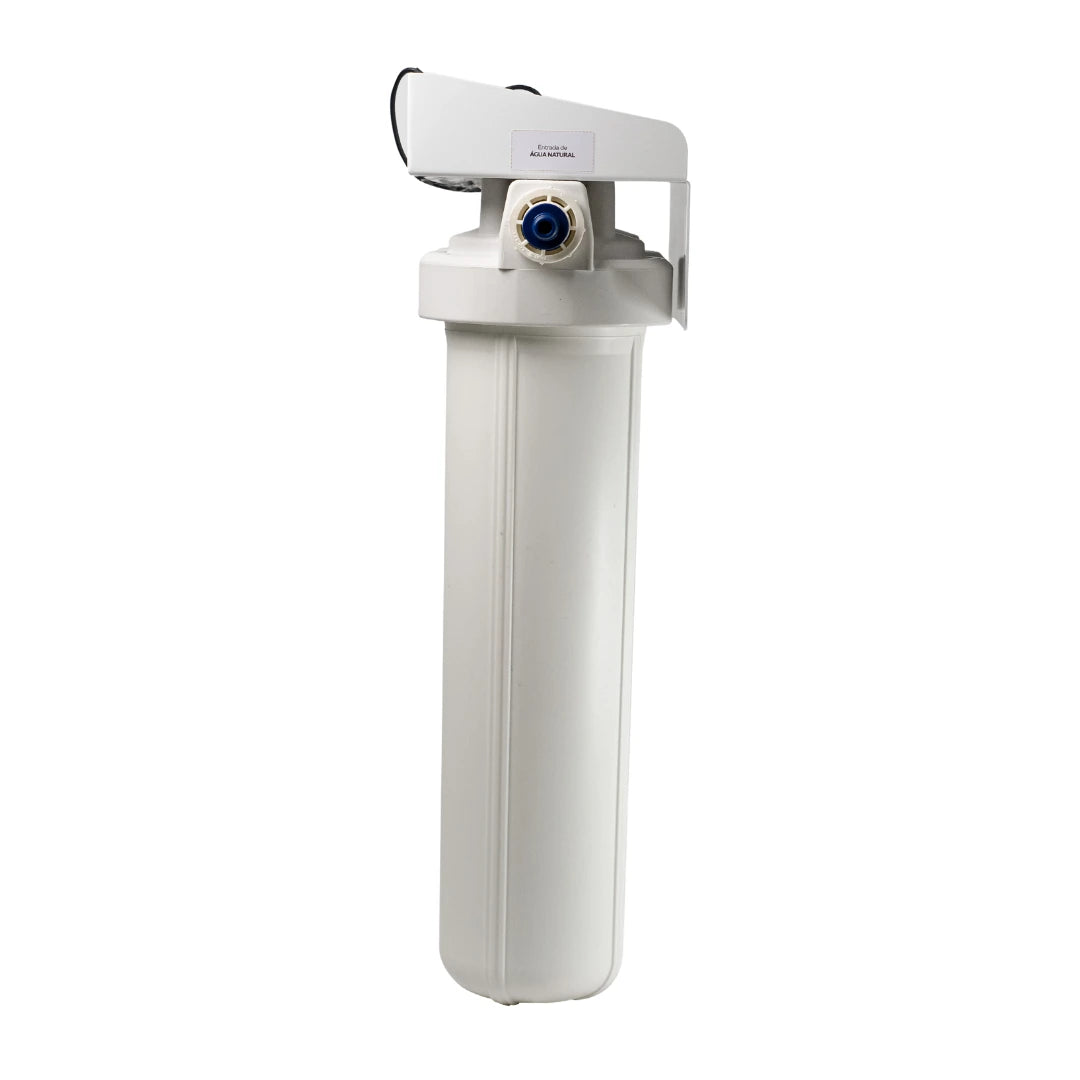 Filtro desmineralizador Zero Ka modelo 0K-Pro PA para produção de água desmineralizada, água deionizada e sem condutividade elétrica ultrapura – vista lateral direita