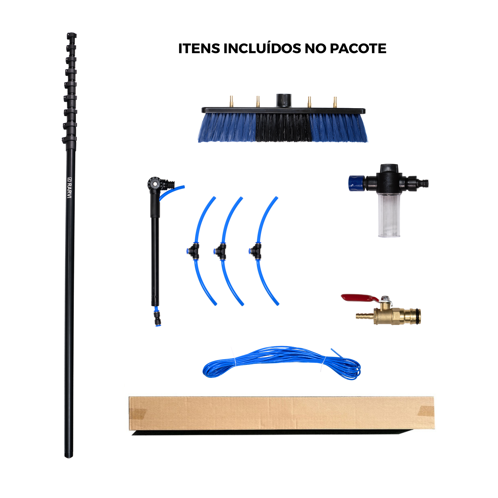 Kit completo Extensor Telescópico Rarvi (Alumínio)