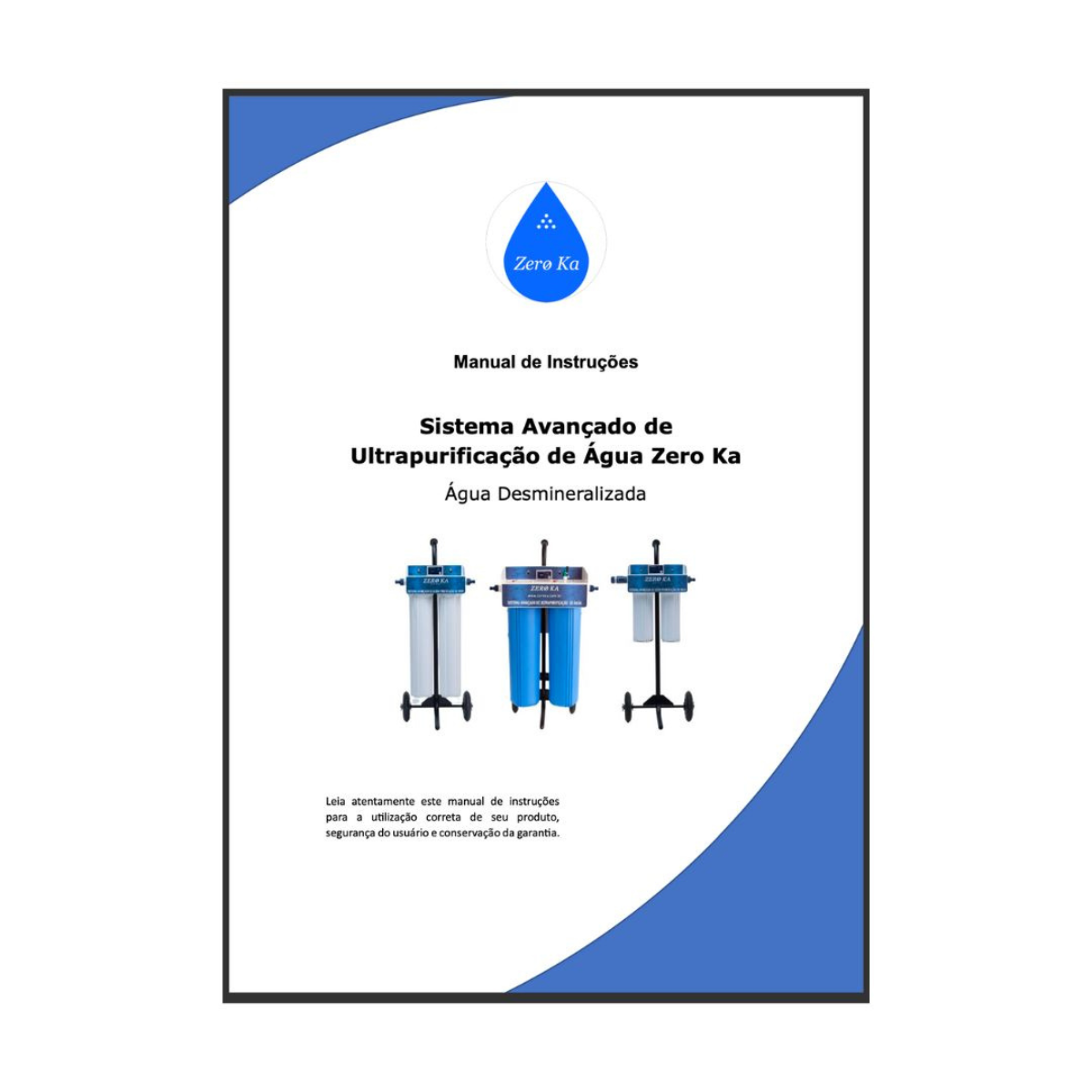 manual zero ka água desmineralizada